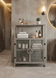 Hanah Home Kron Armario Multiusos Gris